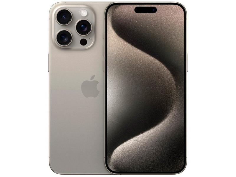 iPhone 15 Pro Max 256GB 超美品 Apple iPhone 15 Pro Max 256GB Titânio Natural - iPhone 15 Pro Max